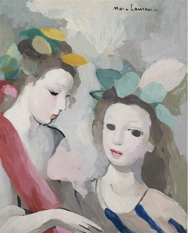 Deux Fillettes TWO GIRLS by Marie Laurencin on artnet