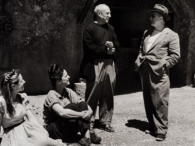 Picasso With Friends by Willy Maywald on artnet