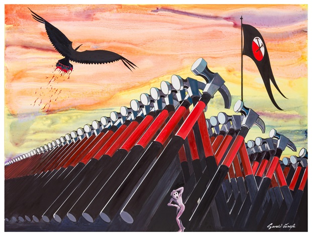 Pink Floyd and Marching Hammers by Gerald Scarfe on artnet