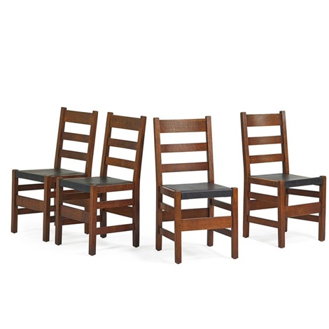 Stickley ladder back discount chairs