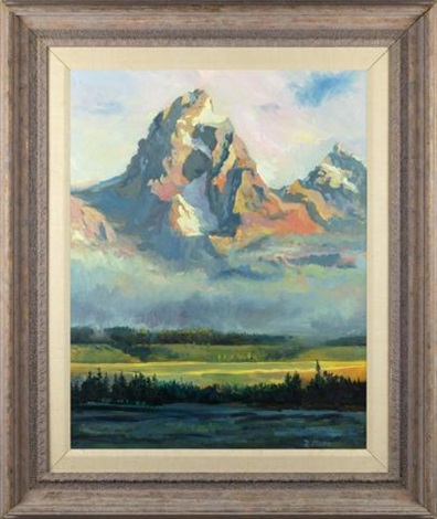 GRAND TETON MIST by Robert C. Moore on artnet