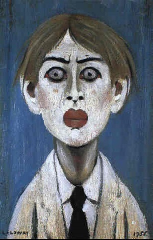 Portrait of a young man by L.S. Lowry on artnet