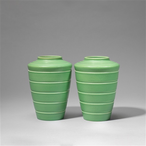 Keith Murray Made by Wedgwood Pair of vases, model no. 3805, circa 1935 ...