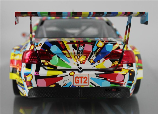 118 MINICHAMPS BMW M3 GT2 ART CAR by Jeff Koons on artnet