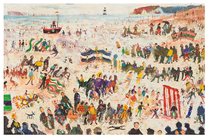 Beach Scene by Simeon Stafford on artnet