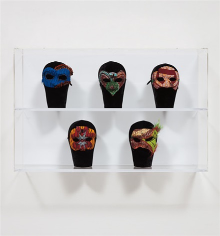 Masks from Un Ballo in Maschera by Yinka Shonibare on artnet