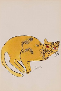 Cat named Sam by Andy Warhol on artnet