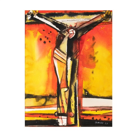 Crucifixion by Ang Kiukok on artnet