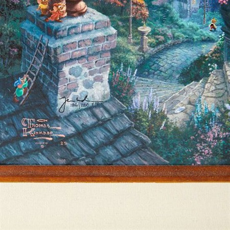 Cinderella Wishes Upon a Dream by Thomas Kinkade on artnet