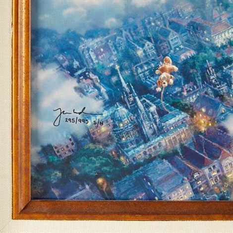 Tinker Bell and Peter Pan by Thomas Kinkade on artnet