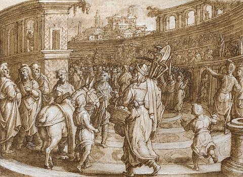 The Return of Cincinnatus to Rome by Jan van der Straet on artnet