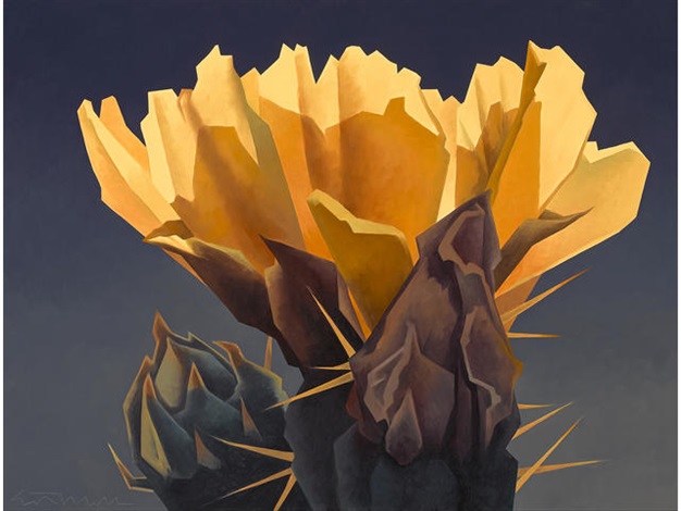 Cactus bloom by Ed Mell on artnet