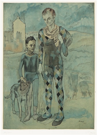 Les saltimbanques by Pablo Picasso on artnet