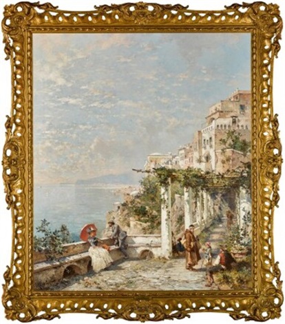 The Amalfi Coast by Franz Richard Unterberger on artnet