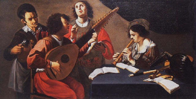 A concert in an interior by Theodoor Rombouts on artnet