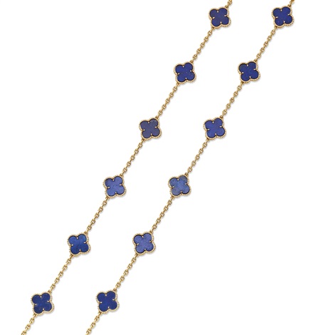 Van cleef lapis hot sale lazuli alhambra