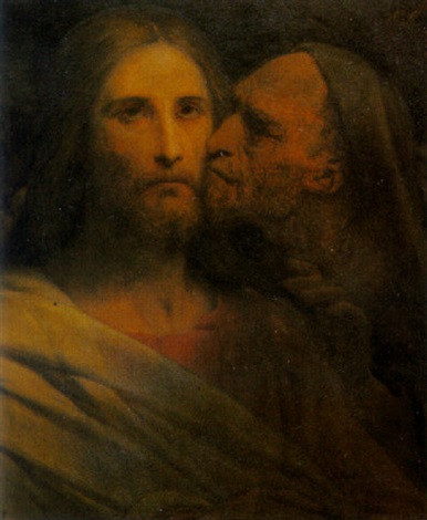 Le baiser de Judas by Ary Scheffer on artnet