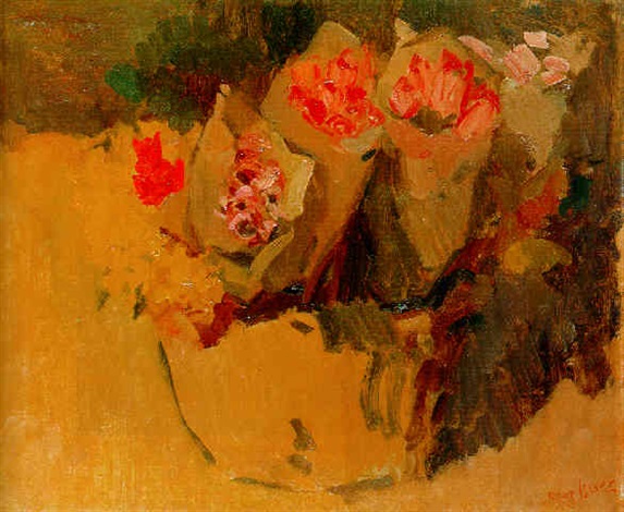 Rijnsburger bloemenmand by Isaac Israels on artnet