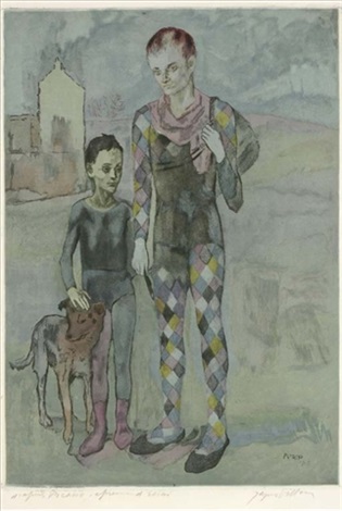 Les saltimbanques by Jacques Villon by Pablo Picasso on artnet