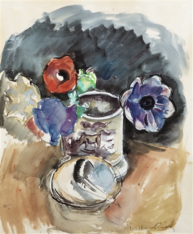 NATURE MORTE AUX ANÉMONES by Achille-Émile Othon Friesz on artnet