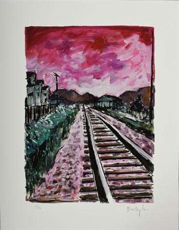 Train Tracks Pink by Bob Dylan on artnet