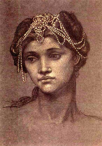 Study for the Head of Medea by Evelyn de Morgan on artnet