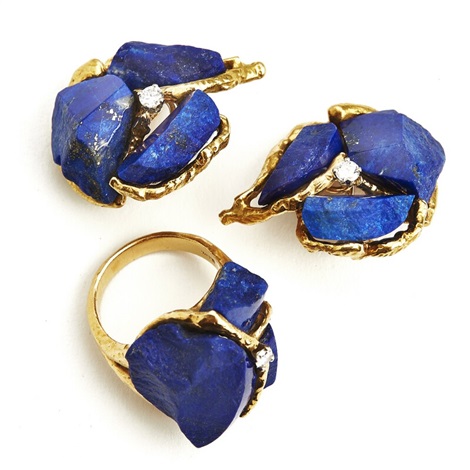 Polishing lapis hot sale lazuli ring