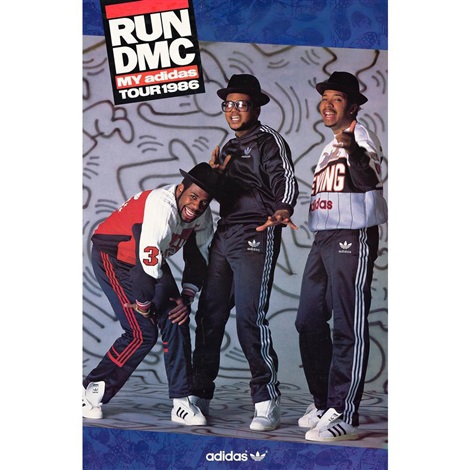 RUN DMC MY ADIDAS. 1986. by Keith Haring on artnet