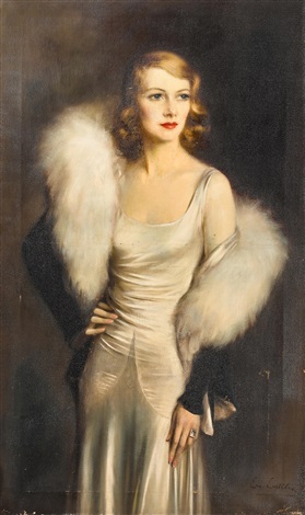 Portrait of Lady Sylvia Ashley by Ernest Castelein on artnet