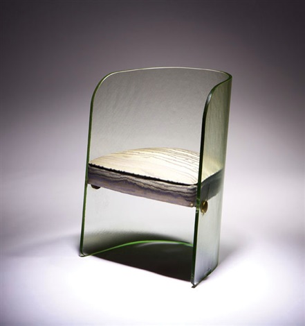 Glass chair by Louis Dierra on artnet