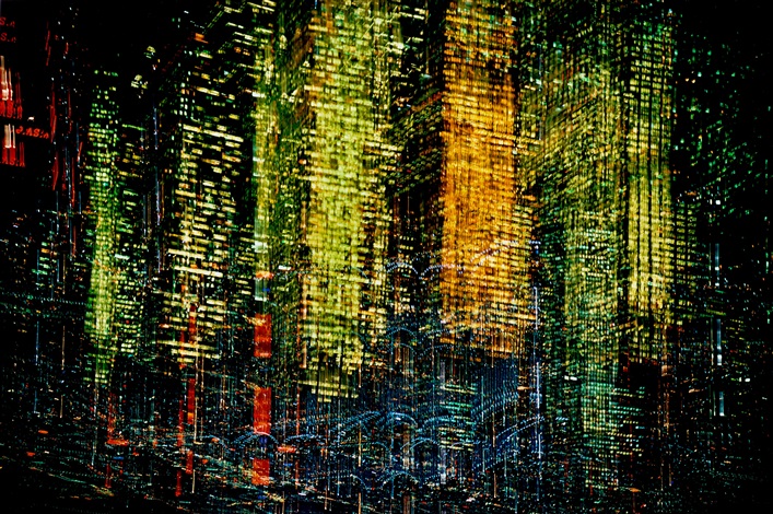 Lights of New York City, 1970 by Ernst Haas on artnet