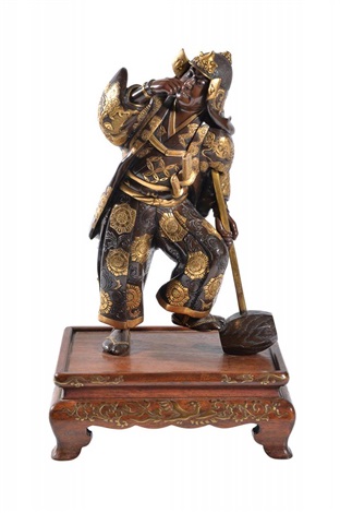 AParcelGiltBronzeFigure