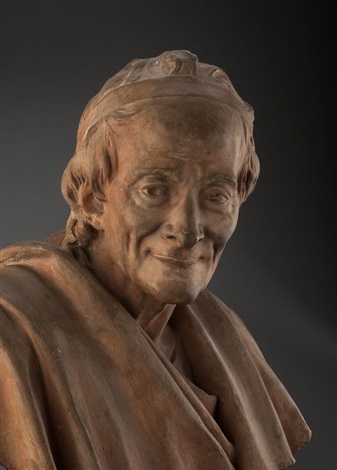 Buste de Voltaire by Jean-Antoine Houdon on artnet