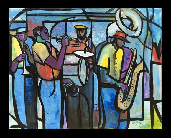 Jazz band by William Tolliver on artnet