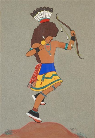 Buffalo dancer by Pop Chalee on artnet