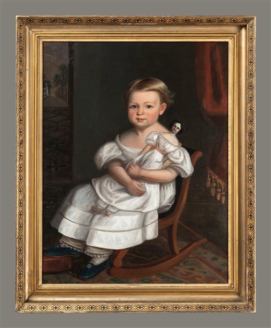 Portrait of a Young Girl, Possibly Mary Elizabeth Holt by Joseph ...