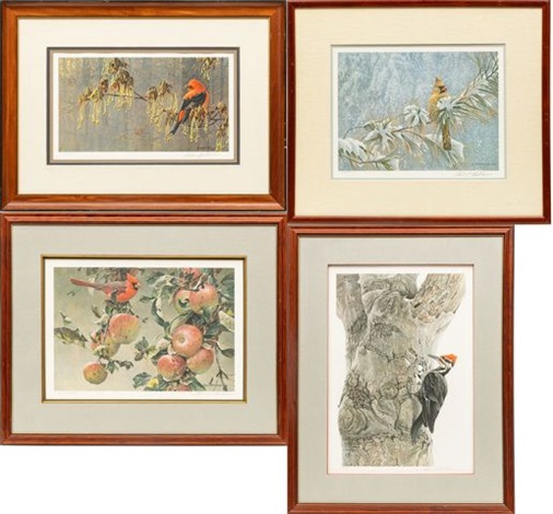 Birds in Trees Four Prints by Robert Bateman on artnet