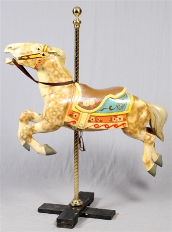 AUTHENTIC CAROUSEL ANIMAL HOBBY HORSE on artnet