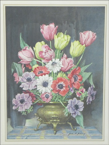 Still life with flowers by John MacDonald Aiken on artnet