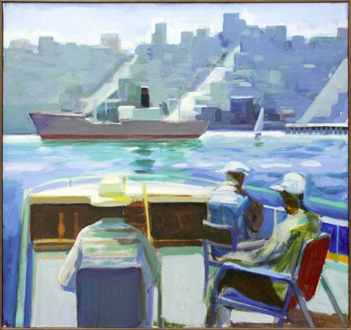 Sunday boating by James Weeks on artnet