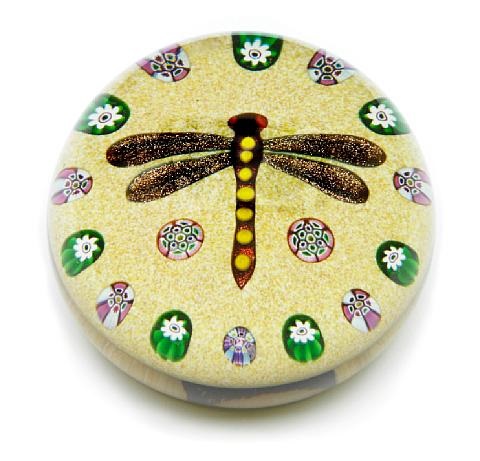 Dragonfly paperweight by Paul Ysart on artnet