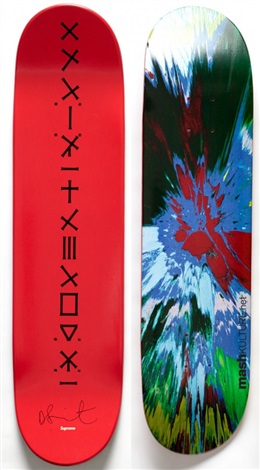 Damien hirst outlet skateboard