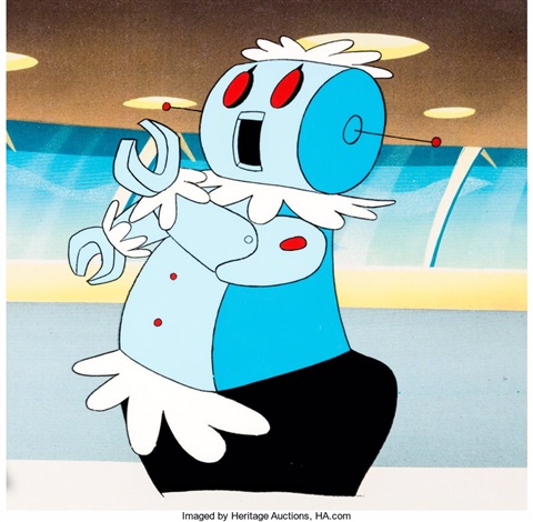 Jetsons The Movie Rosie the Robot Production Cel Hanna-Barbera, 1990 by ...