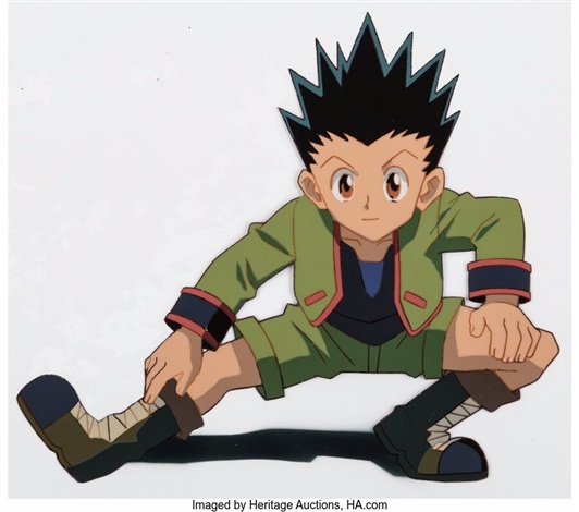 Hunter x Hunter Gon Freecss Production Cel and Animation Drawing Nippon ...