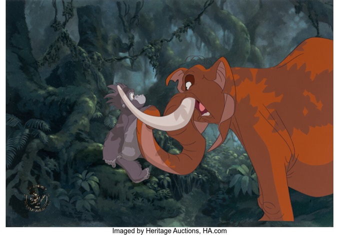 Tarzan Terk and Tantor Employee-Exclusive Limited Edition Cel 116 ...