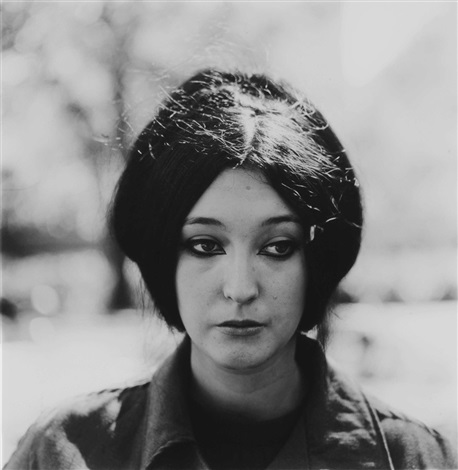 Woman with eyeliner, NYC by Diane Arbus on artnet