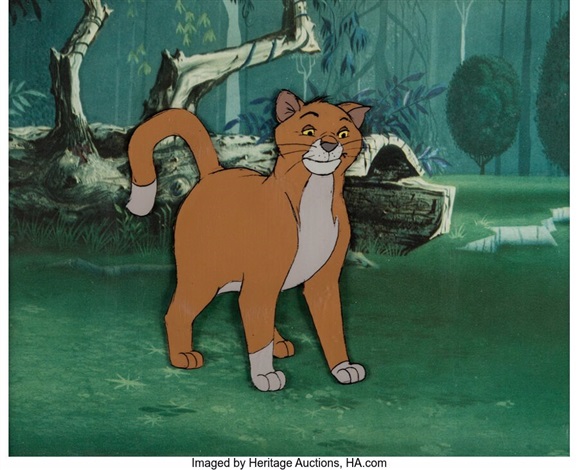 The Aristocats Thomas OMalley Production Cel Walt Disney, 1970 by Walt ...