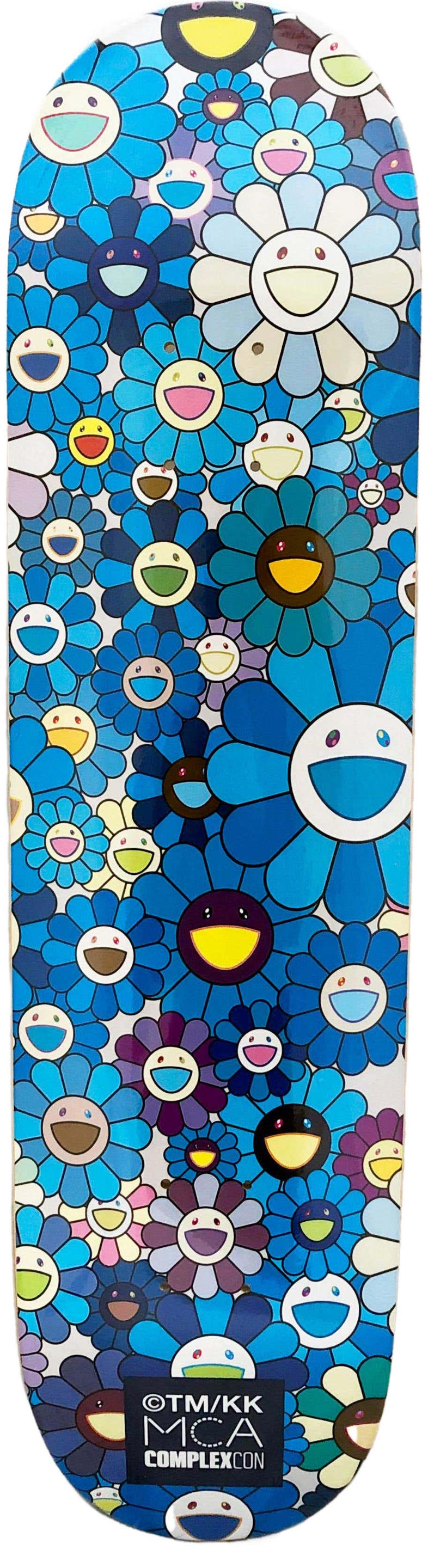 Takashi Murakami Flowers Skateboard Decks set of 3 works by 