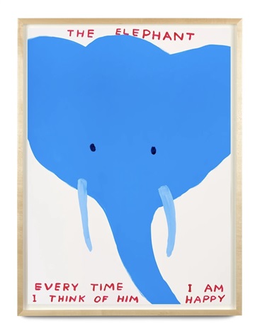 The Elephant by David Shrigley on artnet