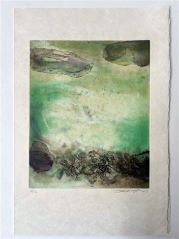 Canto Pisan planche 8 by Zao Wou-Ki on artnet